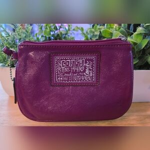 Coach Purple Poppy Women's Wristlet